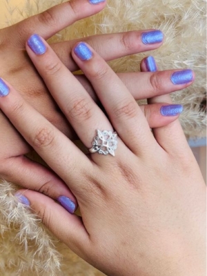 ANILLO NUDO DE BRUJA PLATA DE LEY