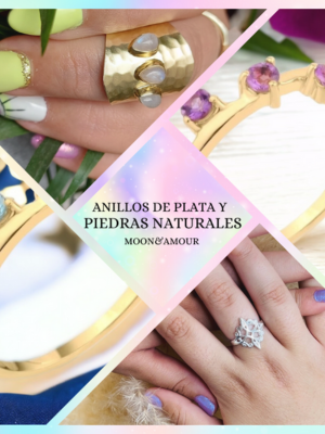Anillos de Plata y Piedras Naturales