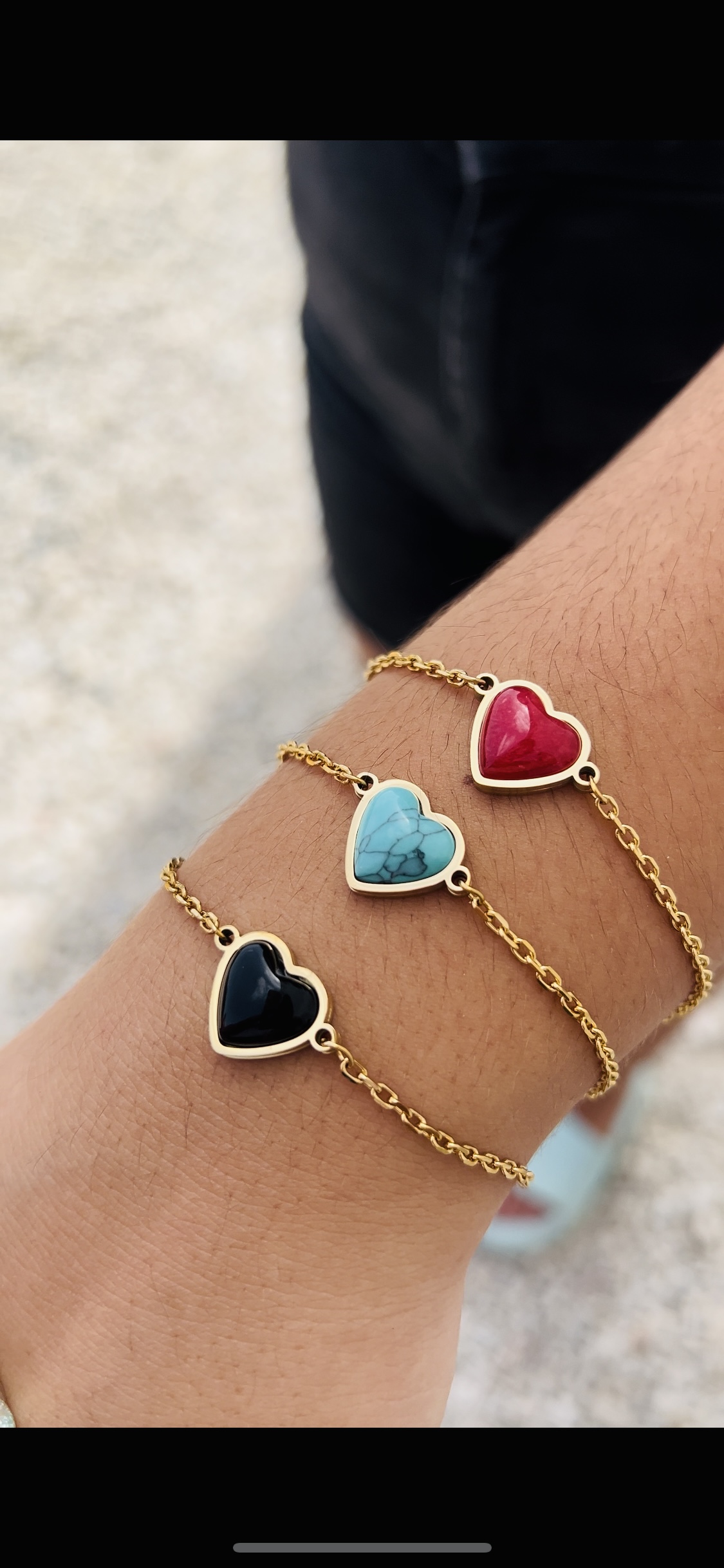 PULSERA CORAZON PIEDRAS ENERGÉTICAS
