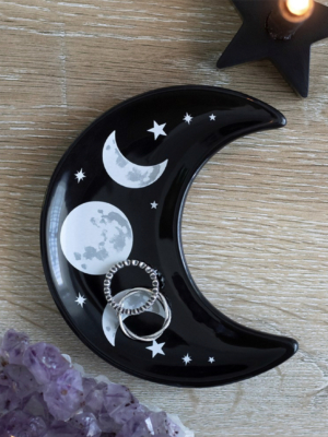 PLATO CERÁMICO TRIPLE LUNA