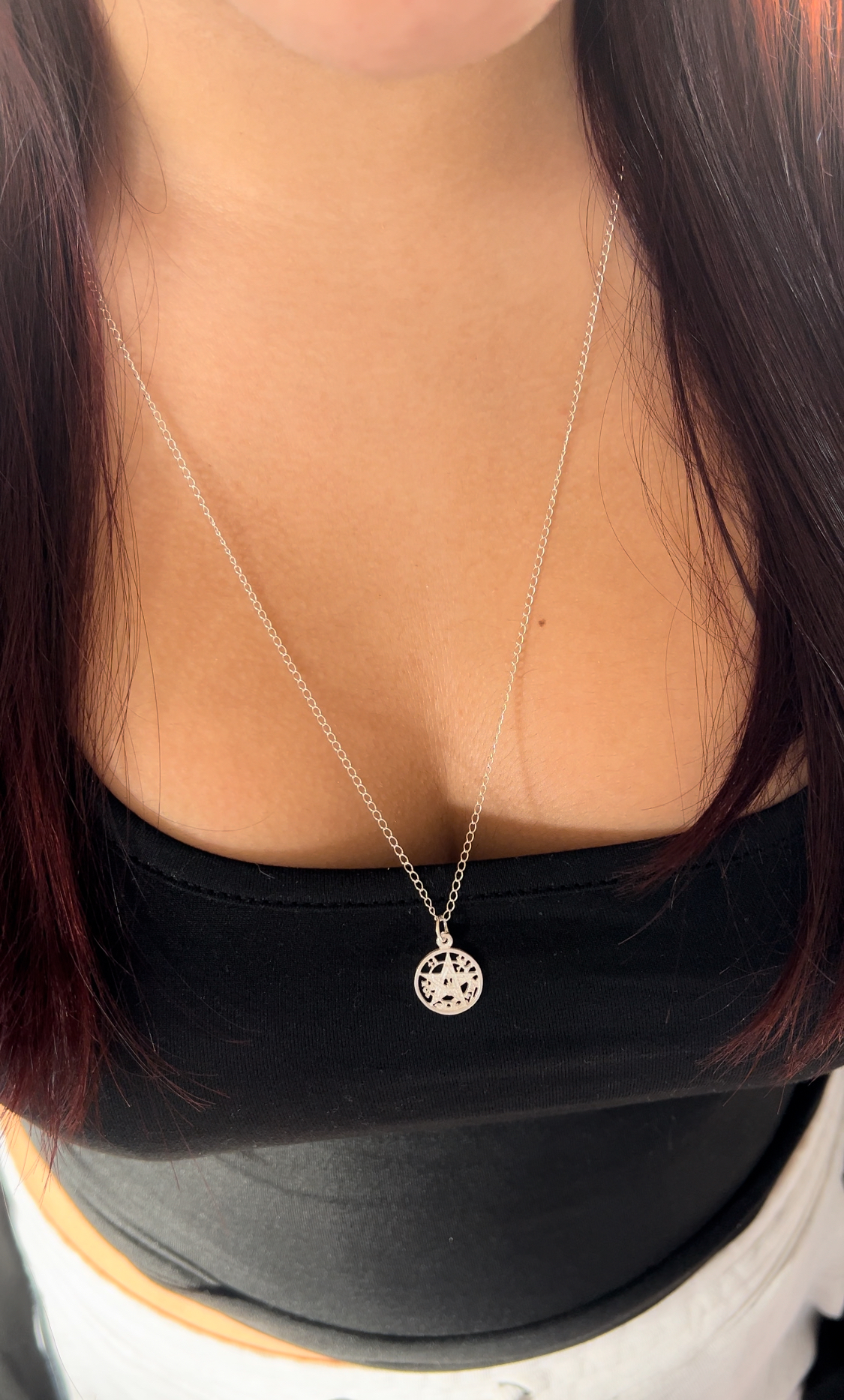 COLLAR TETRAGRÁMATON PLATA - Imagen 3