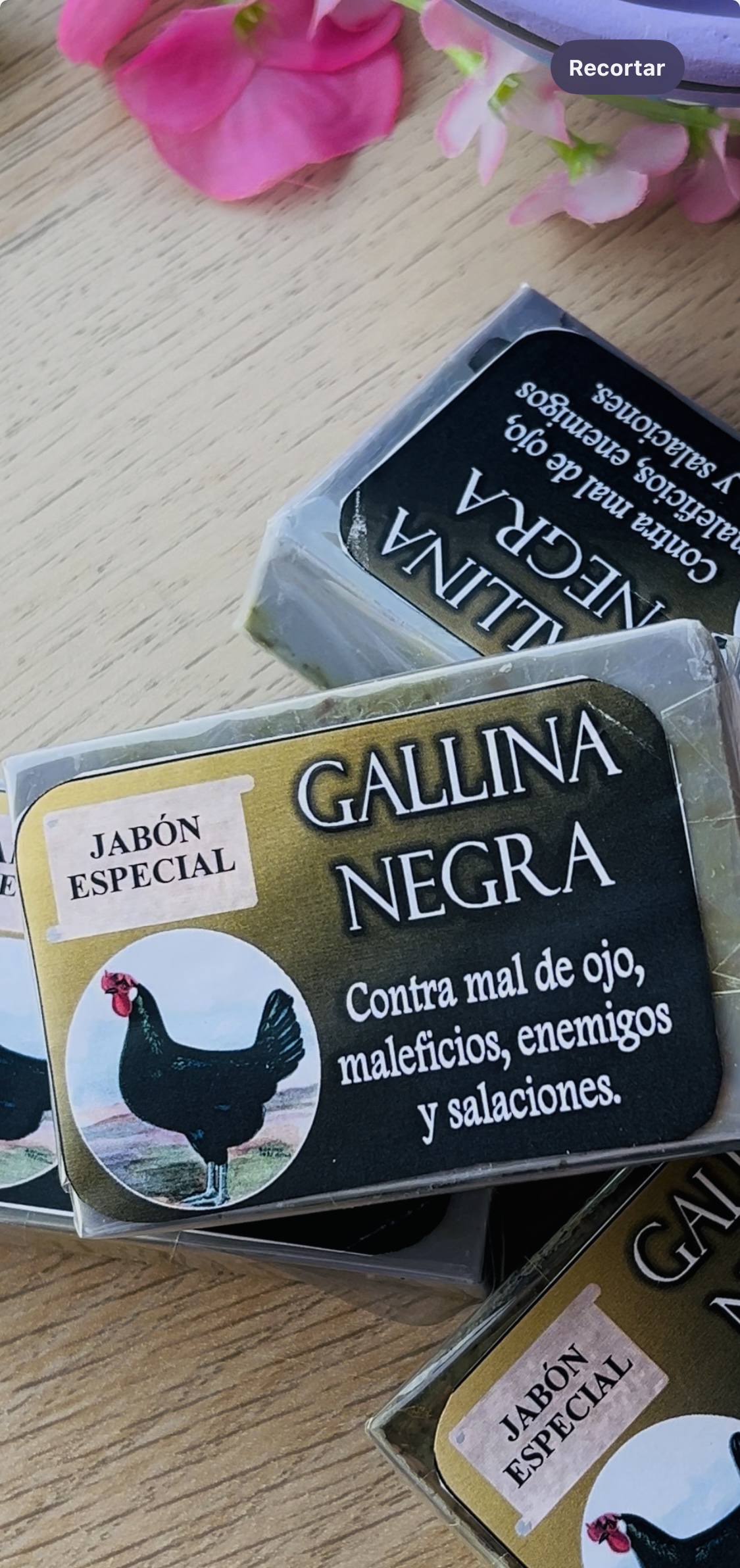 JABÓN GALLINA NEGRA. CONTRA MAL DE OJO