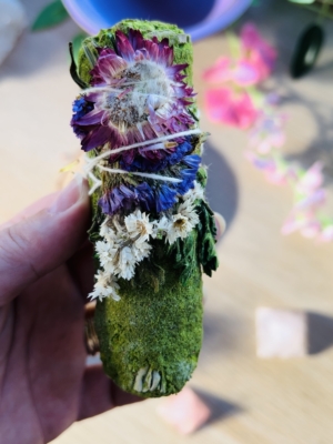 SHAUMERIO FLOR SILVESTRE. SALVIA BLANCA